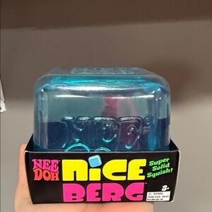 Nee Doh Nice Berg Super Solid Squish - Blue